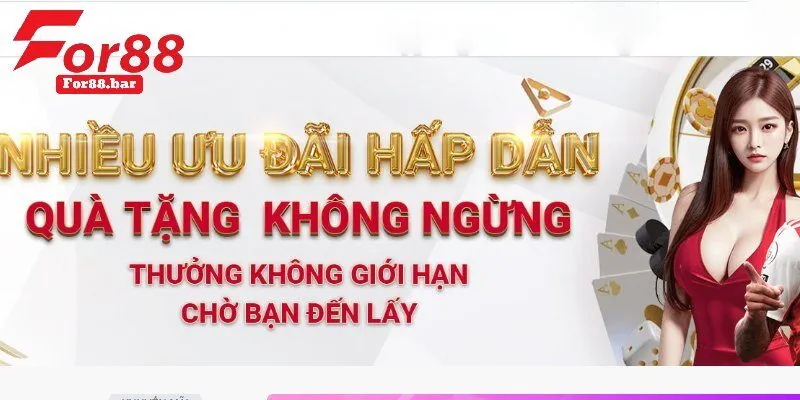 Khuyến Mãi For88 - Ưu Đãi Sốc Dành Cho Người Chơi For88